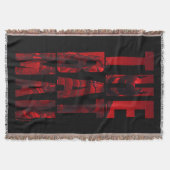 ザバットマンタイポグラフィ切り出し スローブランケット (正面)