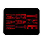 ザバットマンタイポグラフィ切り出し マグネット (横)