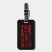 ザバットマンタイポグラフィ切り出し ラゲッジタグ (正面縦)