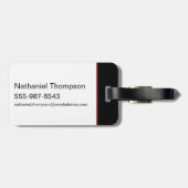 ザバットマンタイポグラフィ切り出し ラゲッジタグ (裏面横)