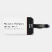 ザバットマンレッドバープロフィール ラゲッジタグ (裏面横)