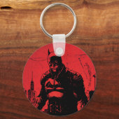 ザバットマン漫画ブックイラストレーション キーホルダー (正面)