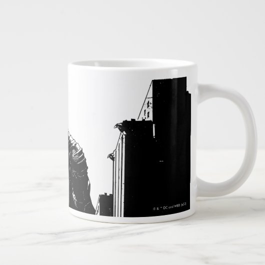 ザバットマン漫画ブックイラストレーション ジャンボコーヒーマグカップ (右)