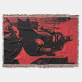 ザバットマン漫画ブックイラストレーション スローブランケット (正面)