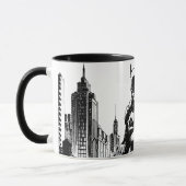 ザバットマン漫画ブックイラストレーション マグカップ (左)