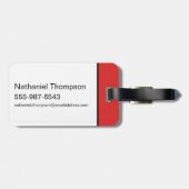 ザバットマン漫画ブックイラストレーション ラゲッジタグ (裏面横)