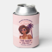 ザバッハパーティークルーレトロ女性バチェロレッテ 缶クーラー (缶正面)