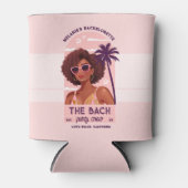 ザバッハパーティークルーレトロ女性バチェロレッテ 缶クーラー (正面)