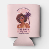 ザバッハパーティークルーレトロ女性バチェロレッテ 缶クーラー (裏面)