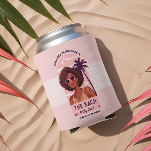 ザバッハパーティークルーレトロ女性バチェロレッテ 缶クーラー