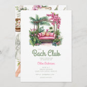ザバッハ | 熱帯バチェロレッテ週末 招待状 (正面/裏面)