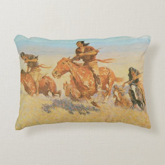 ザバッファローランナーズビッグホーン盆地バイレミントン アクセントクッション (正面)