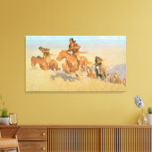 ザバッファローランナーズビッグホーン盆地バイレミントン キャンバスプリント (インサイチュ (リビング))