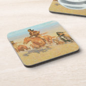 ザバッファローランナーズビッグホーン盆地バイレミントン コースター (左側)