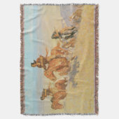 ザバッファローランナーズビッグホーン盆地バイレミントン スローブランケット (正面縦)