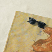 ザバッファローランナーズビッグホーン盆地バイレミントン ビーチタオル (インサイチュ)