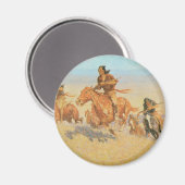 ザバッファローランナーズビッグホーン盆地バイレミントン マグネット (正面/裏面)