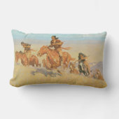 ザバッファローランナーズビッグホーン盆地バイレミントン ランバークッション (正面)