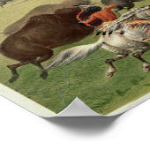 ザバッファロー狩り, c.1832 ポスター (角)