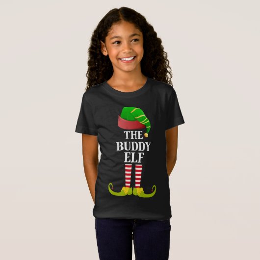 ザバディ小妖精や小人おもしろいクリスマスパジャマクリスマスホリデー Tシャツ (正面フル)