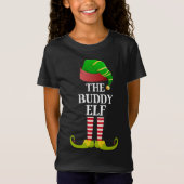 ザバディ小妖精や小人おもしろいクリスマスパジャマクリスマスホリデー Tシャツ (正面)