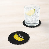 ザバナナフルーツフおもしろいィードプングルメモンキー ペーパーコースター (インサイチュ)