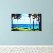 ザバハマ |熱帯の雰囲気 キャンバスプリント (インサイチュ (ウッドフロア))