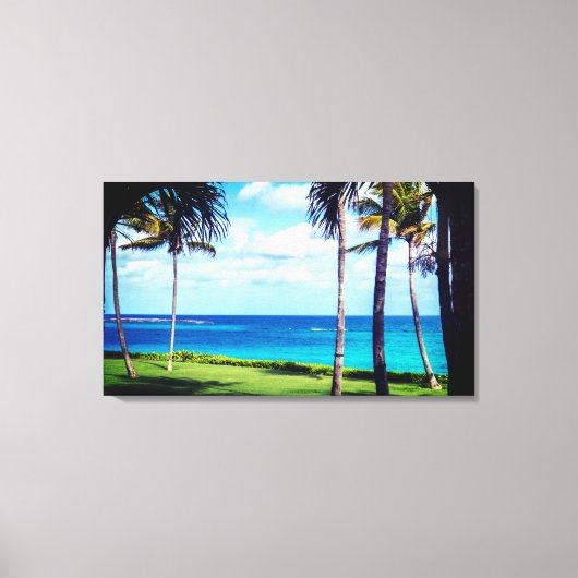 ザバハマ |熱帯の雰囲気 キャンバスプリント (正面)