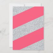 ザバブポップ・アートのリーシャンパーニュバチェロレッテ 招待状 (裏面)