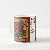 ザバラテクスチカラフルャコ魅力的ーヒーマグ コーヒーマグカップ (正面左)