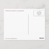 ザバラ夕べドレスバイジョージバービア ポストカード (裏面)