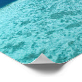 ザバリアリーフ素晴らしの空中眺め ポスター (角)