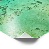 ザバリア素晴らしリーフ、グリーンの空中表示 フォトプリント            (角)