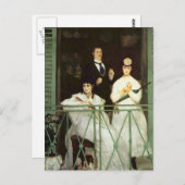 ザバルコニー – エドアードマネ ポストカード (正面/裏面)