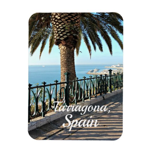 ザバルコニー，タラゴナ，スペイン マグネット (縦)