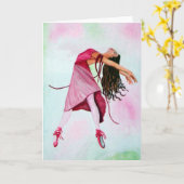 ザバレエ カード (黄色い花)