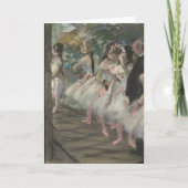 ザバレエ | Edgar Degas カード (正面)