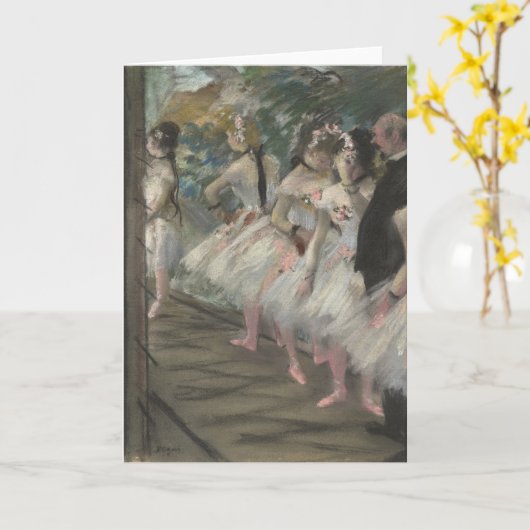 ザバレエ | Edgar Degas カード (黄色い花)