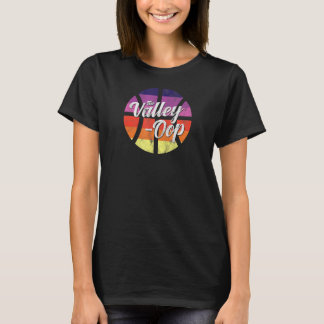 ザバレーオープフェニックスバスケレトロサンセットバス Tシャツ
