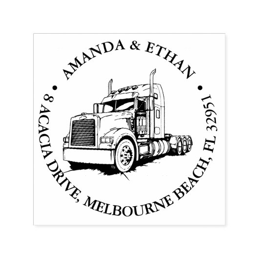 ザバンディットセミトラックテーマ セルフインキングスタンプ (デザイン)