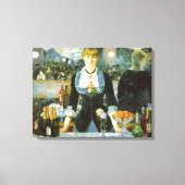 ザバーアットザフォリーズベルゲールバイエドアードマネ キャンバスプリント (正面)