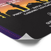 ザバーアラビアパーティーサインウェディングレセプション ポスター (角)