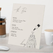 ザバーウィズシャンパンタワー 台座サイン (インサイチュ)