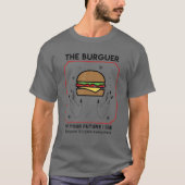 ザバーガーおもしろいフードラバータロット Tシャツ (正面)
