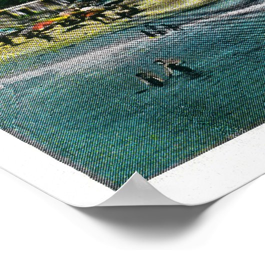 ザバージニアホテルロングビーチ,カリフォルニア ポスター (角)