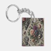 ザバースデーパーティー – ゴシックビクトリアンフローラ キーホルダー (正面左)