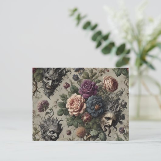 ザバースデーパーティー – ゴシックビクトリアンフローラ シーズンポストカード (スタンド正面)