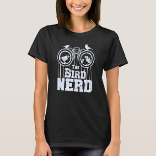 ザバードおたく野鳥観察ウォッチャートゥッキングビルドワッチ Tシャツ