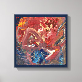 ザバードとアクリル絵画湖 キャンバスプリント