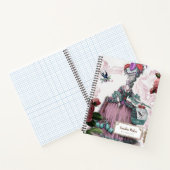 ザバードケフランスのージインスパイアパーソナライズされた  ノートブック (内部)